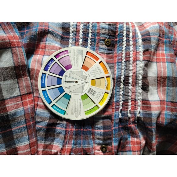 Alfred Dunner Womens Shirt 22W Plus Button Up Linen Cotton Ric Rac PLA74E - Picture 7 of 8